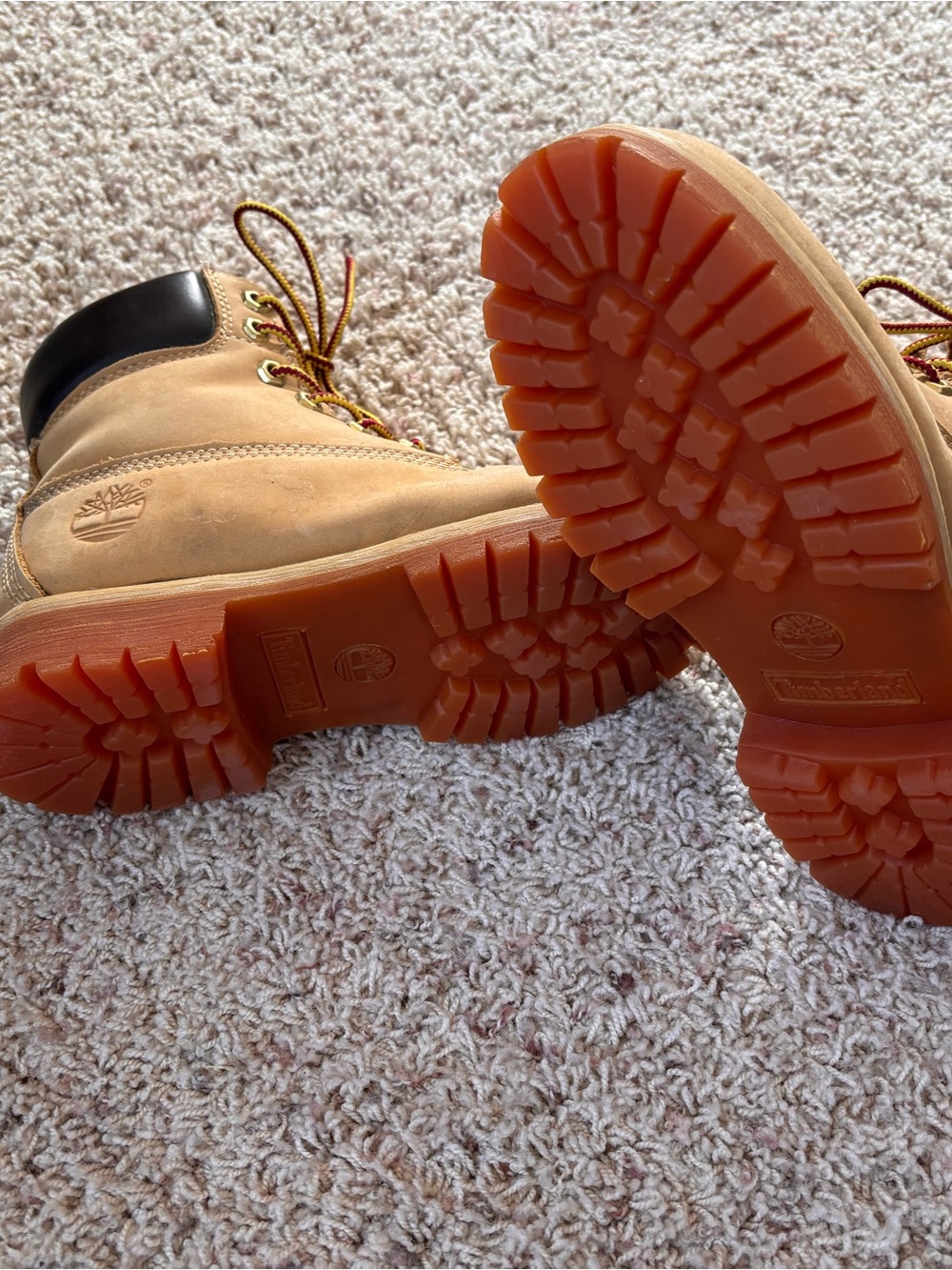 Timberland Wheat/Tan Men's Premium Leather Work Boots
